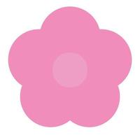 Sakura Flower icon flat color vector illustration