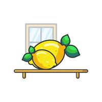 Lemon Fruit Cartoon Illustrations vector