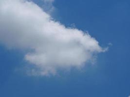 Cumulus white clouds in the blue sky natural background beautiful nature space for write photo