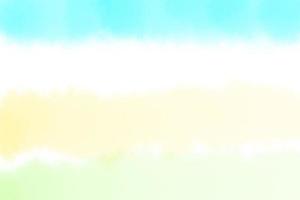 Paint Watercolor blue yellow green color Pale Grunge Gradient colorful on white background Abstract Paper soft surface texture Design template for presentation Creative Graphic, wall-paper, card photo
