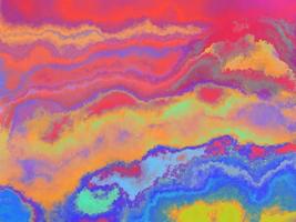 pared de fondo abstracta creada desde cero a través de un proceso de diseño de varios pasos pintura degradada color rosa violeta rojo naranja amarillo azul sobre papel blanco, efecto texturizado, pintura al óleo, colorido foto