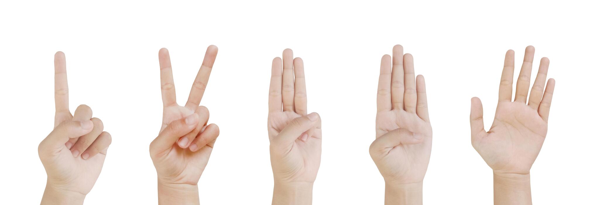 Sign Language Numbers Stock Photos, Images and Backgrounds for Free ...