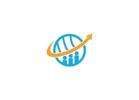 financial Logo Design with Creative Modern icon template vector