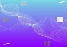 abstract background white wave line smooth for blue background illustration vector