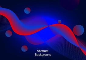 abstract background blend Fluid liquid style gradient blue red tone wallpaper vector illustration