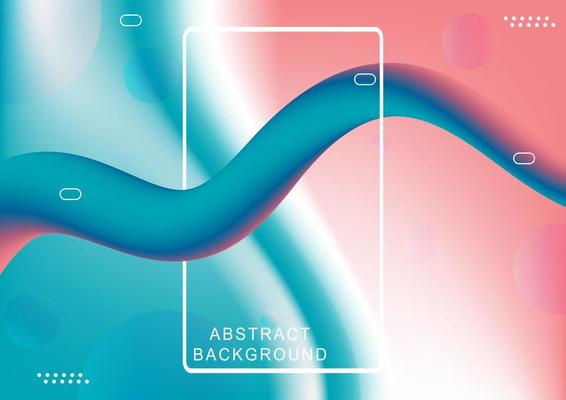 abstract background Fluid liquid style gradient wallpaper vector illustration