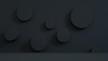 3d rendering minimal dark grey  background scene, minimal abstract background illustration photo