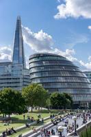 London, UK, 2014. View of City Hall London and promenade