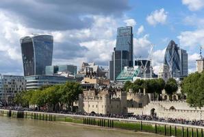 London, UK, 2014. View of modern architecture in the City of London photo