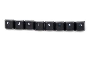 Business word composed photo