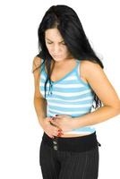 Woman Stomach ache photo