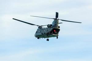 Eastbourne, East Sussex, UK, 2012. Chinook HC2 Helicopter Displaying at Airbourne photo