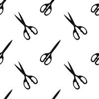 Vector flat hand drawn seamless pattern