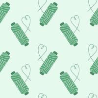 Vector flat hand drawn seamless pattern
