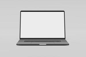 Laptop digital device screen blank mockups photo