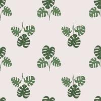 Vector flat hand drawn seamless pattern