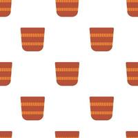 Vector flat hand drawn seamless pattern