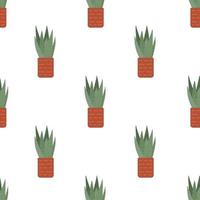 Vector flat hand drawn seamless pattern