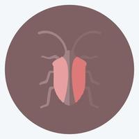 Icon Insect. suitable for Animal symbol. flat style. simple design editable. design template vector. simple symbol illustration vector