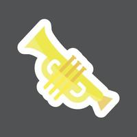 Sticker Musical toy. suitable for Toy symbol. simple design editable. design template vector. simple symbol illustration vector
