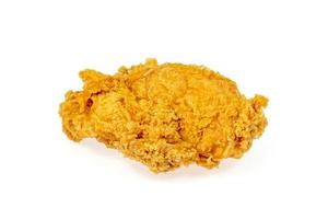 Crispy fried chicken breast isolated on white background whit clipping path, fresh yellow, crispy fried chicken, delicious, photo