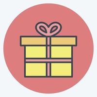 Icon Special Gift. suitable for digital web symbol. color mate style. simple design editable. design template vector. simple symbol illustration vector