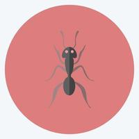 Icon Ant 1. suitable for Animal symbol. flat style. simple design editable. design template vector. simple symbol illustration vector