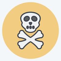 Icon Danger. suitable for disasters symbol. color mate style. simple design editable. design template vector. simple symbol illustration vector