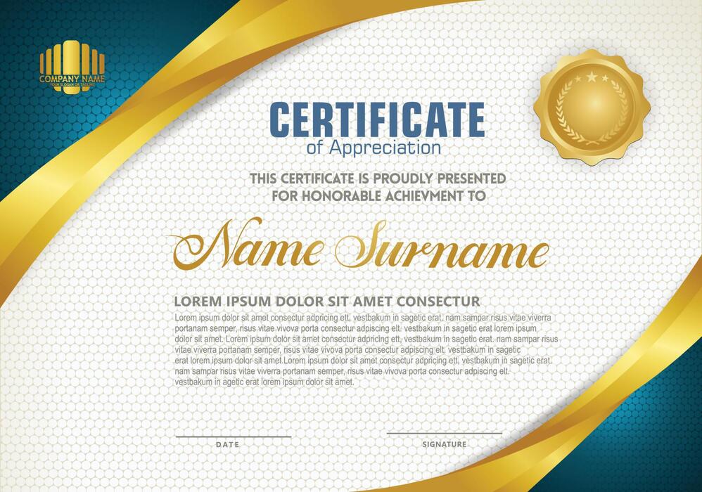 Professional Certificate Vector Art Icons and Graphics for Free Download