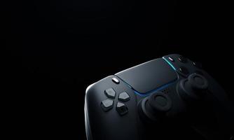 video game controller. 3d render photo