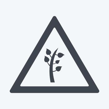 Icon Environment. suitable for Community symbol. glyph style. simple design editable. design template vector. simple symbol illustration vector