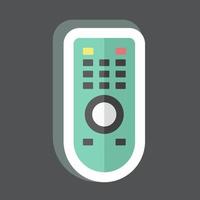 Sticker Remote. suitable for Home symbol. simple design editable. design template vector. simple symbol illustration vector