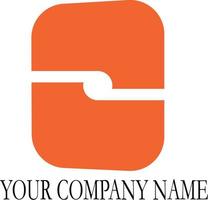 Company Logo On Orange Color Vector