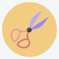 Icon Pair of Scissors 2. suitable for Tailor symbol. flat style. simple design editable. design template vector. simple symbol illustration vector