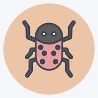 Icon Insect Infestation. suitable for disasters symbol. color mate style. simple design editable. design template vector. simple symbol illustration vector