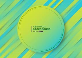 Abstract geometric background. Use the gradient bar for composition and design, with a circle frame on top. Vector illustration