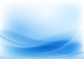 Abstract blue wave background. Design using white lines and blue wave lines in the composition. Vector illustration