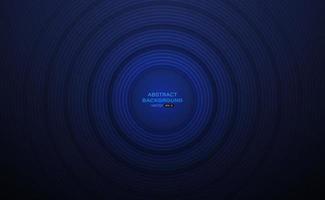 Dark blue background with circle stripes line. Modern graphic design element. Abstract background vector illustration