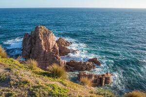 The Pinnacles rock formation at Cape Woolamai lookout at Phillip Island, Victoria state of Australia. photo