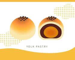 Yolk pastry is a traditional oriental snack,Taiwanese Desserts