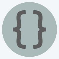 Icon Developer options. suitable for Mobile Apps symbol. color mate style. simple design editable. design template vector. simple symbol illustration vector