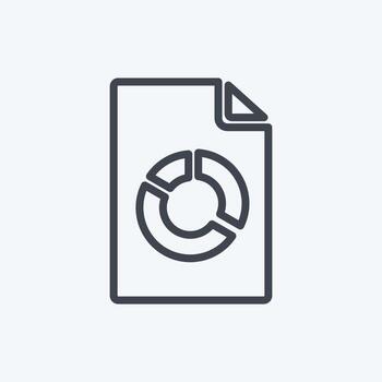 análisis de iconos. adecuado para su símbolo de servicios. estilo de línea diseño simple editable. vector de plantilla de diseño. ilustración de símbolo simple