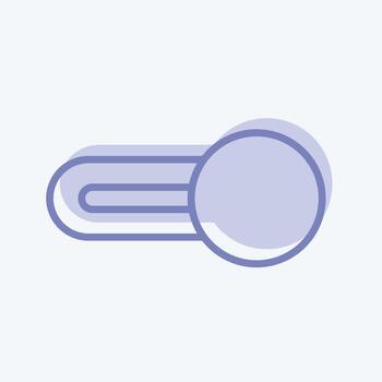 icono de encendido. adecuado para el símbolo de la interfaz web. estilo de dos tonos. diseño simple editable. vector de plantilla de diseño. ilustración de símbolo simple