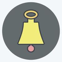 Icon Bell. suitable for Sea symbol. color mate style. simple design editable. design template vector. simple symbol illustration vector