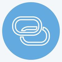 Icon Personal Hotspot. suitable for Mobile Apps symbol. blue eyes style. simple design editable. design template vector. simple symbol illustration vector
