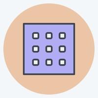 Icon Texture. suitable for Photo Editing symbol. color mate style. simple design editable. design template vector. simple symbol illustration vector