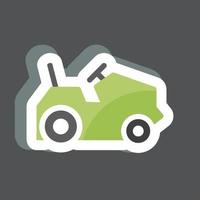 Sticker Farm Vehicles. suitable for Garden symbol. simple design editable. design template vector. simple symbol illustration vector