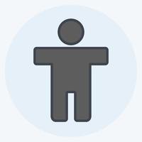 Icon Accessibility. suitable for Infographics symbol. color mate style. simple design editable. design template vector. simple symbol illustration vector