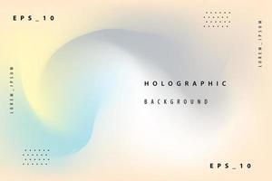 fondo holográfico degradado colorido abstracto vector