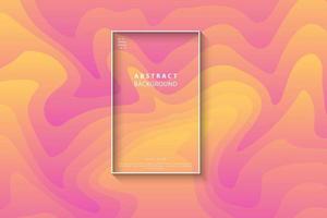 Colorful gradient wavy abstract background vector